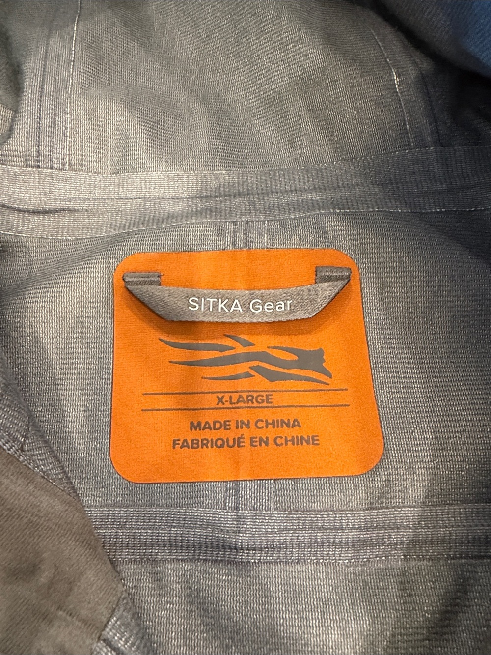 Men's Hooded Raincoat in Bright Orange - Water-Resistant Design - Picture 2 of 5